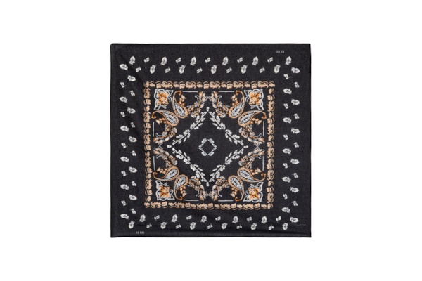 Lenço Feminino Paisley - Preto
