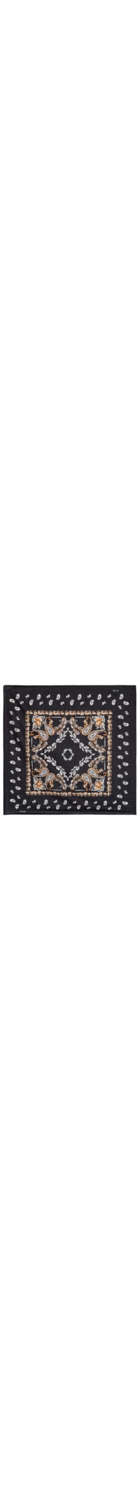 Lenço Feminino Paisley - Preto