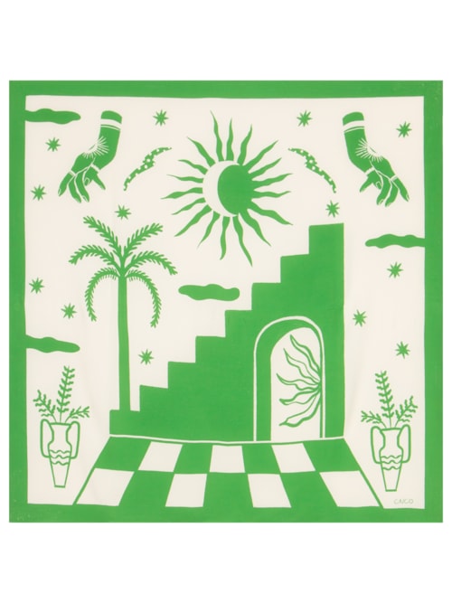 Lenço Feminino Panneaux Nilo – Verde