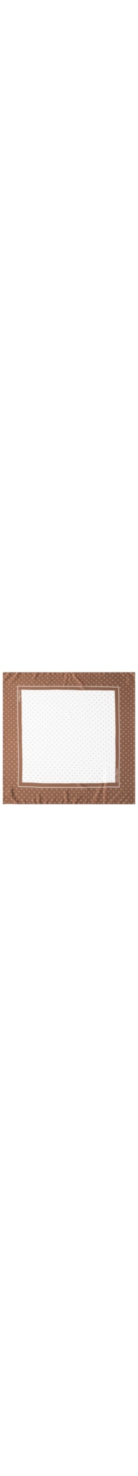 Lenço Feminino Quadrado Estampado Acetinado - Marrom