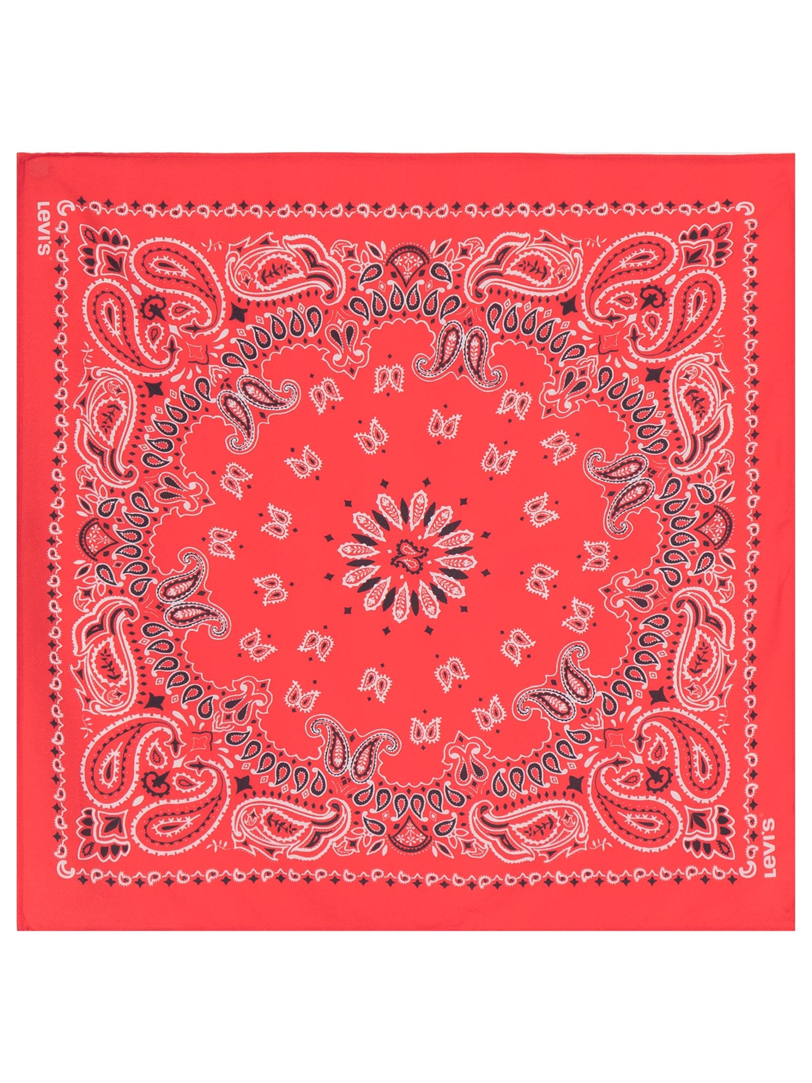 Lenço Feminino Satin Bandana Vermelho Levi's