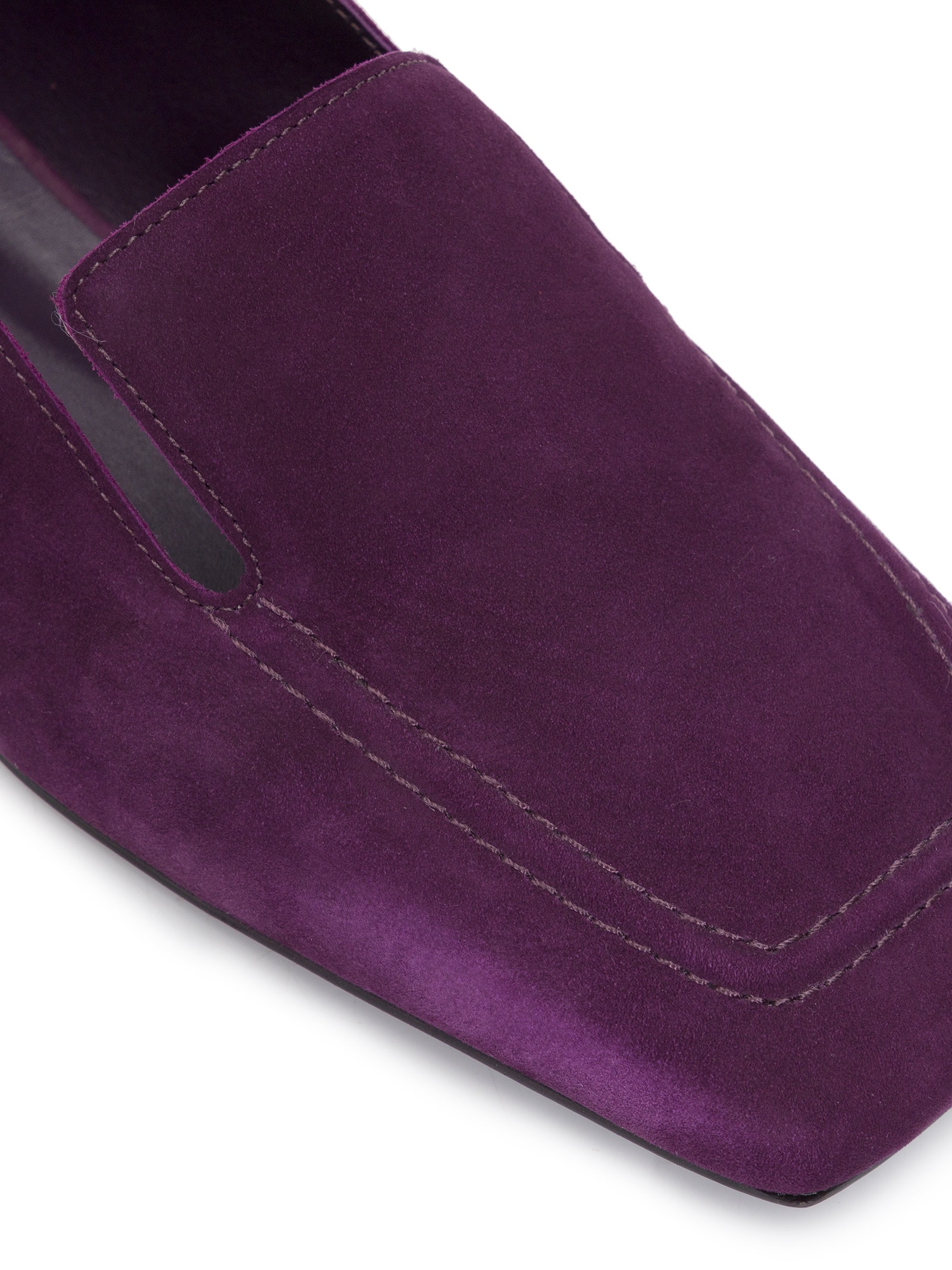 Loafer Feminino Quadrado Roxo Vicenza