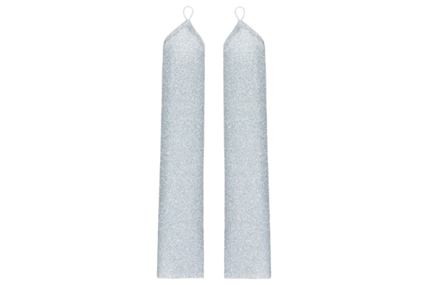 Luva 7/8 Carnaval Em Lurex - Azul