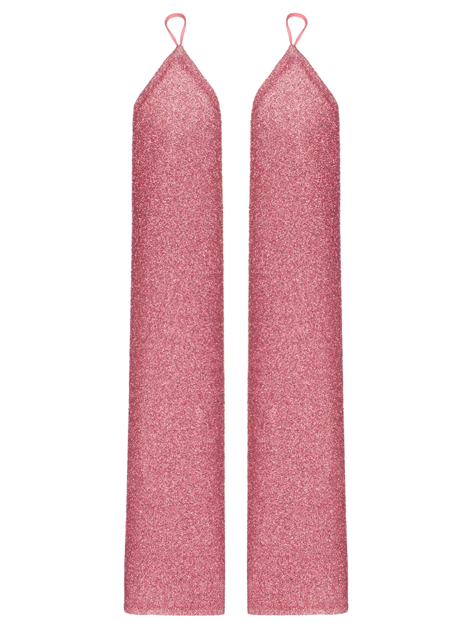 Luva 7/8 Carnaval Em Lurex Rosa Market 33