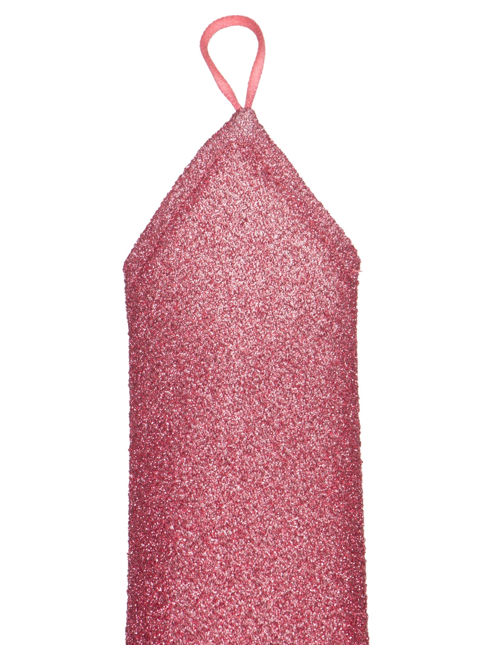 Luva 7/8 Carnaval Em Lurex Rosa Market 33