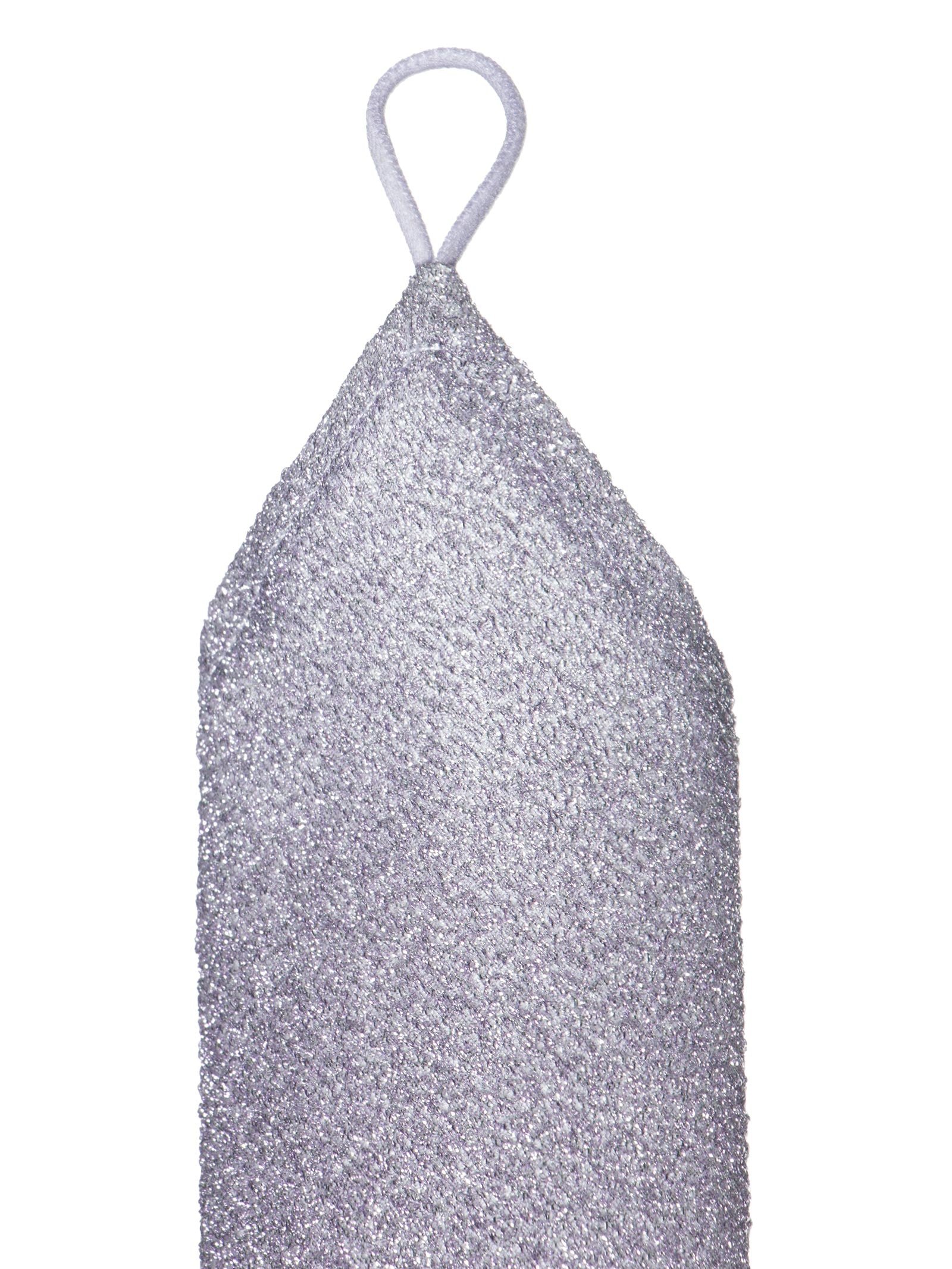 Luva 7/8 Carnaval Em Lurex Roxo Market 33