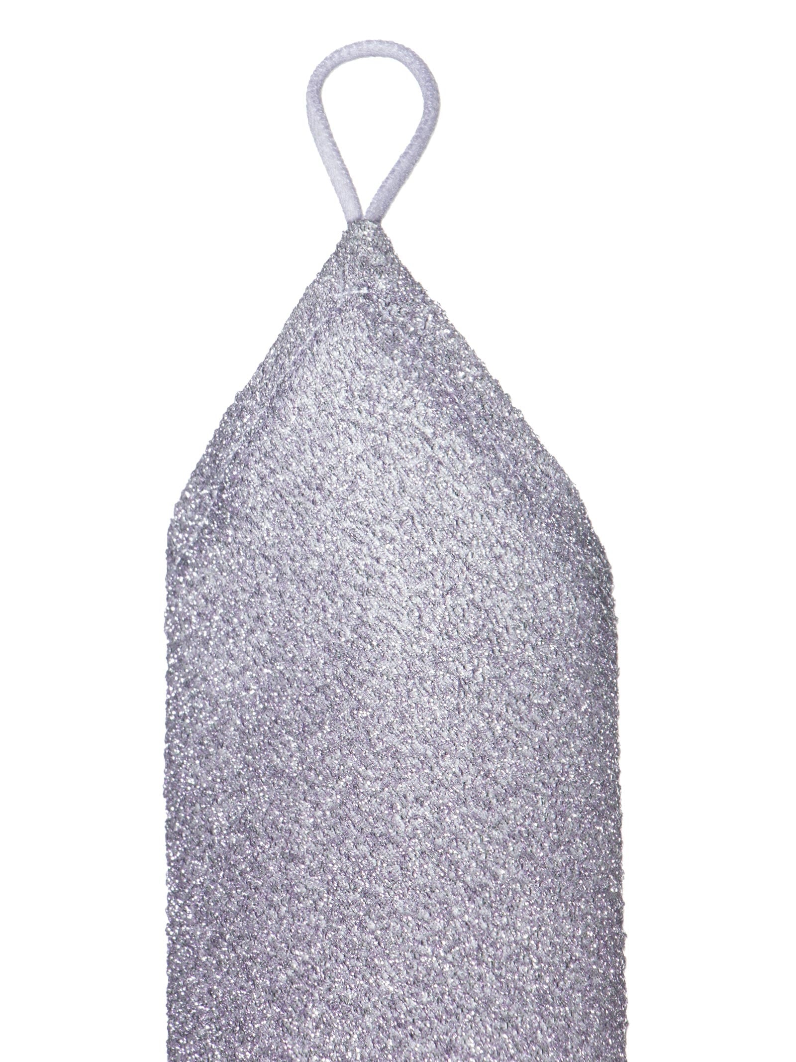 Luva 7/8 Carnaval Em Lurex Roxo Market 33