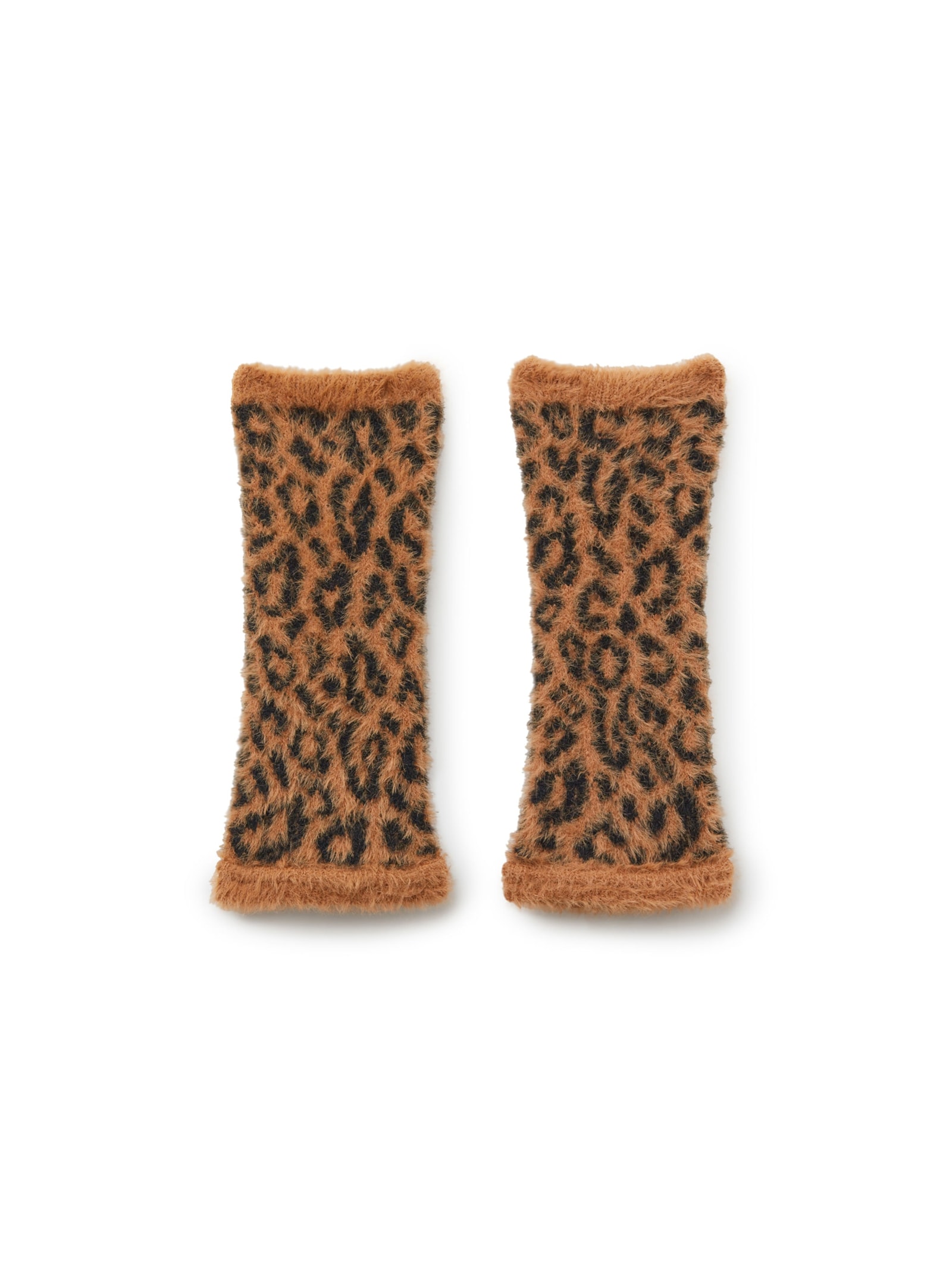 Luva Com Estampa Animal Print Marrom Calzedonia