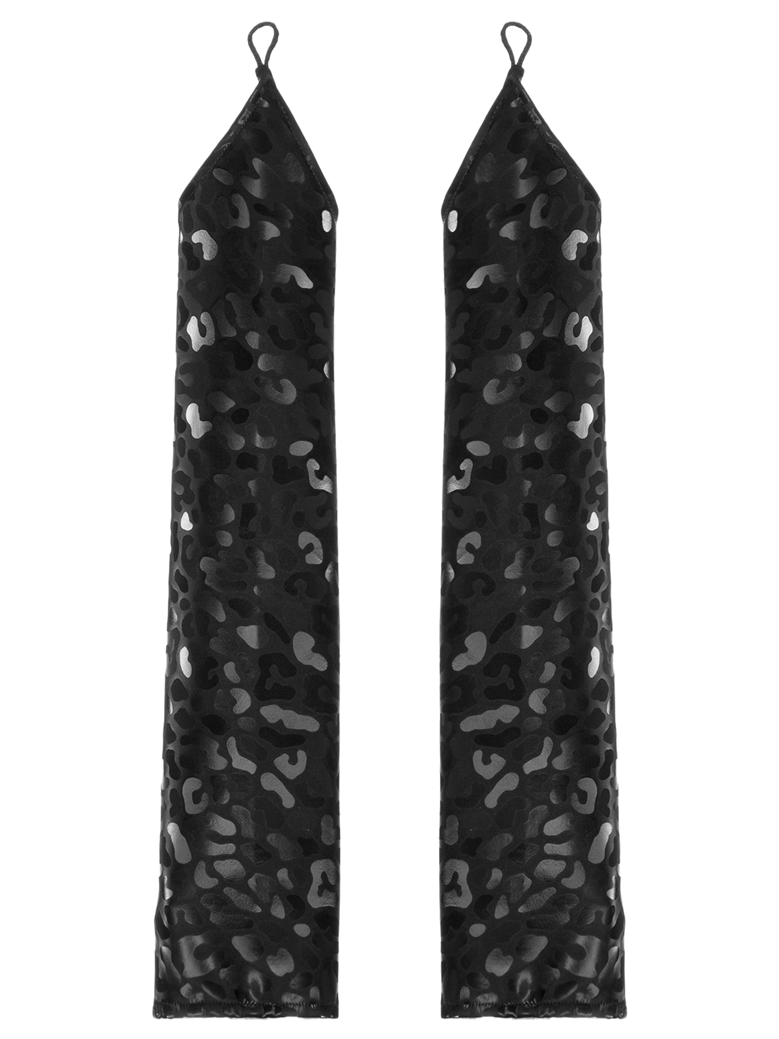 Luva Feminina 7/8 Carnaval Animal Print Preto Market 33