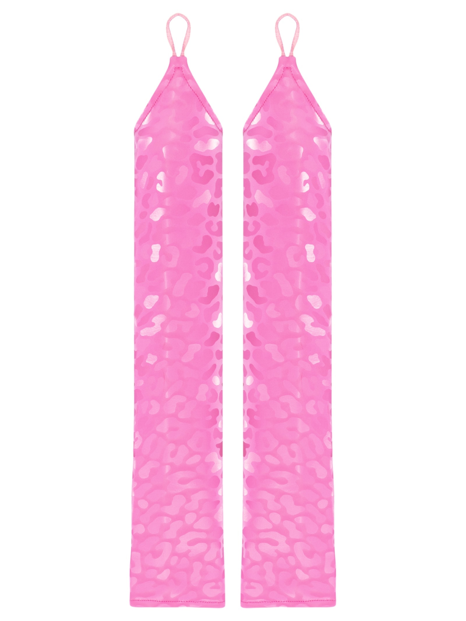 Luva Feminina 7/8 Carnaval Animal Print Rosa Market 33