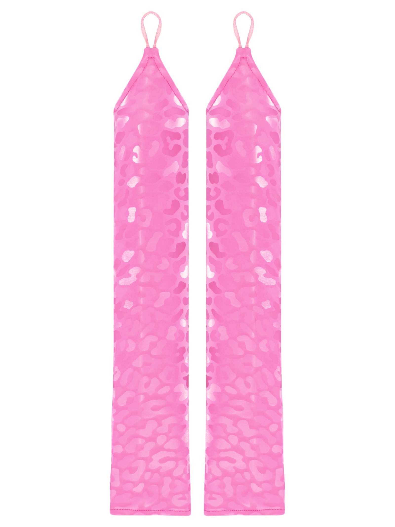 Luva Feminina 7/8 Carnaval Animal Print Rosa Market 33