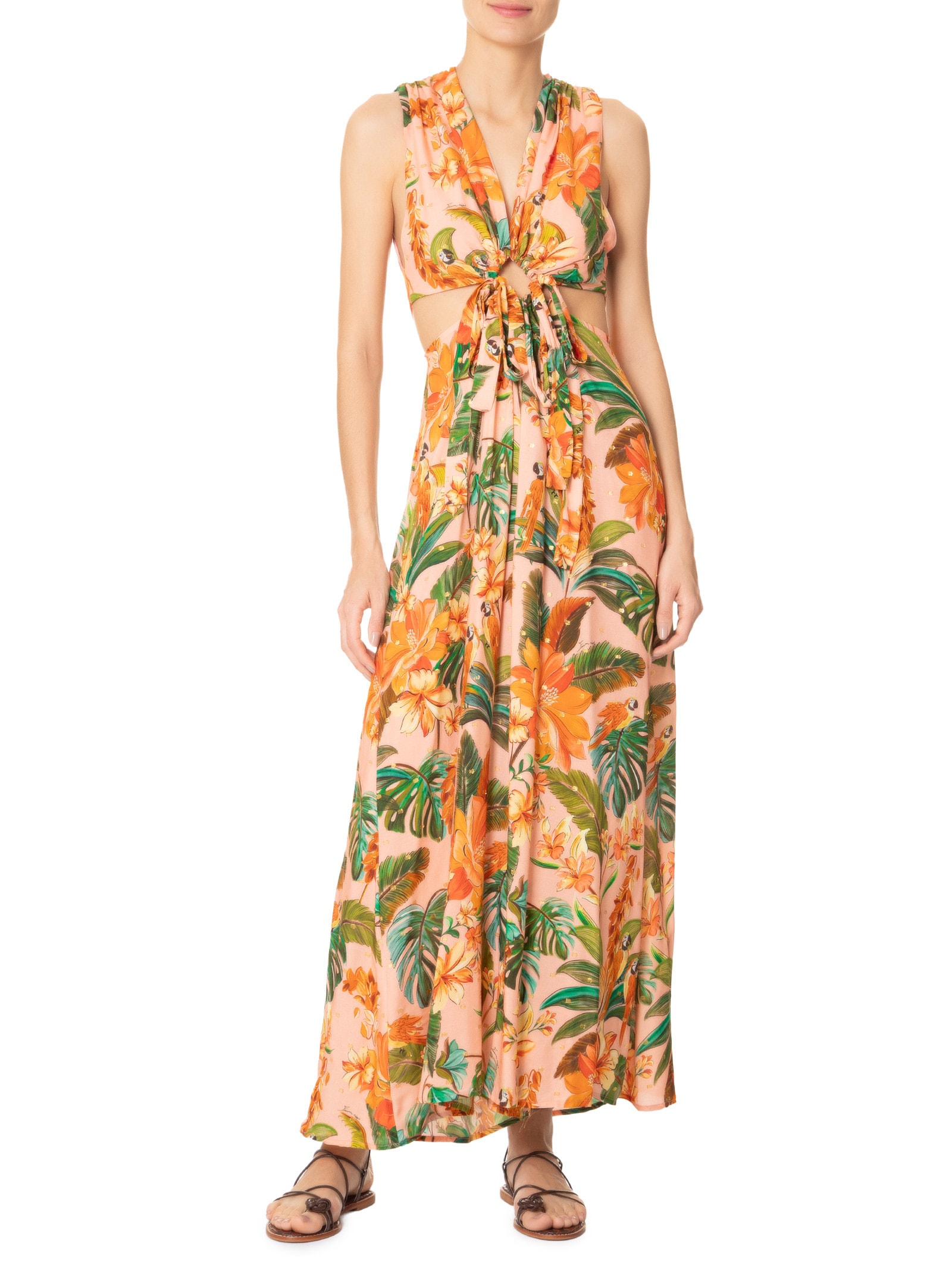 Macacão Canto Dos Pássaros Rosa Farm