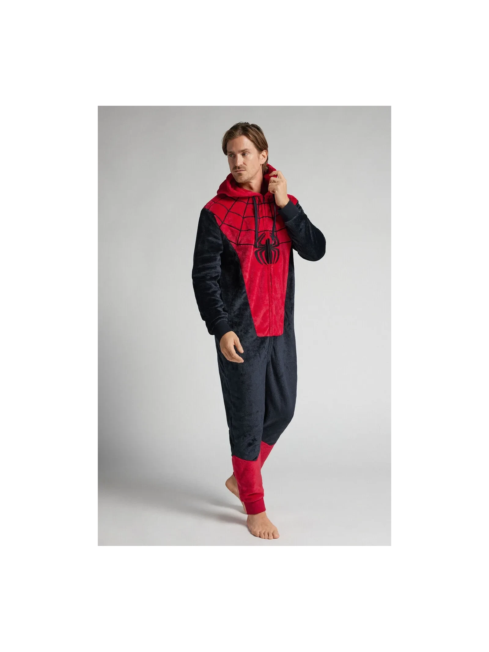 Macacão Com Efeito Soft Marvel Homem-Aranha Azul Intimissimi