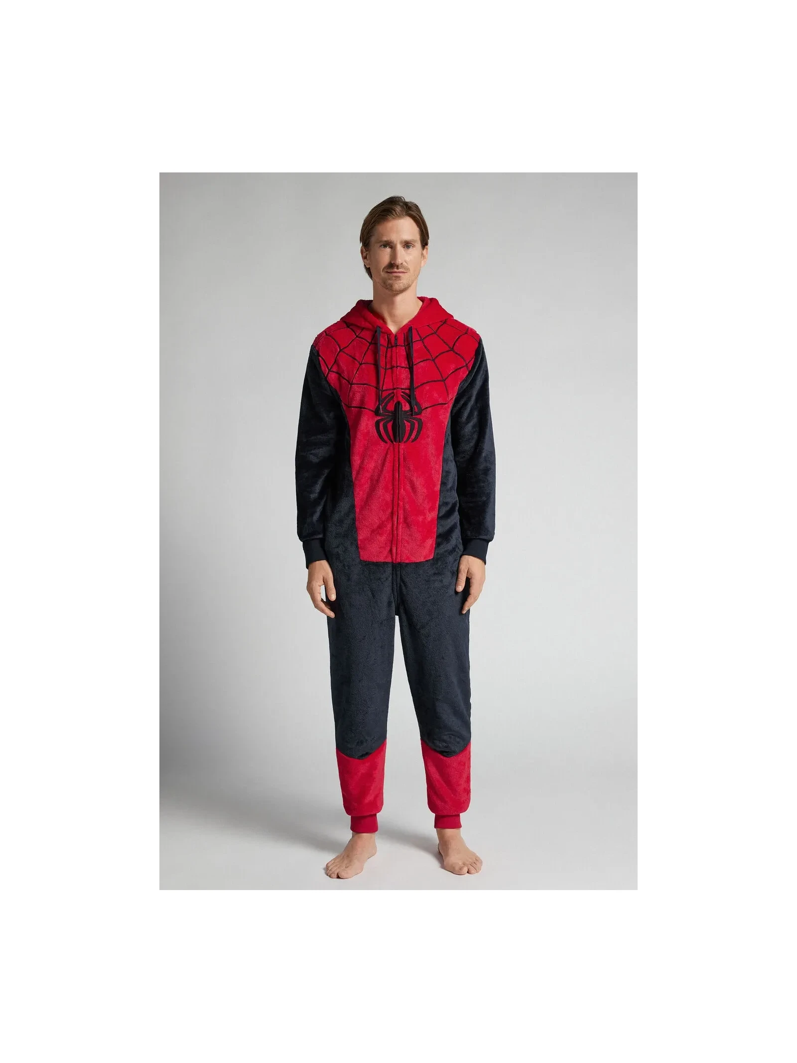 Macacão Com Efeito Soft Marvel Homem-Aranha Azul Intimissimi