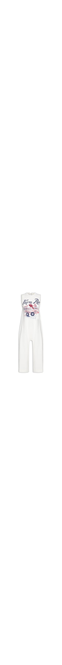 Macacão Feminina Pilha de Pranchas - Branco