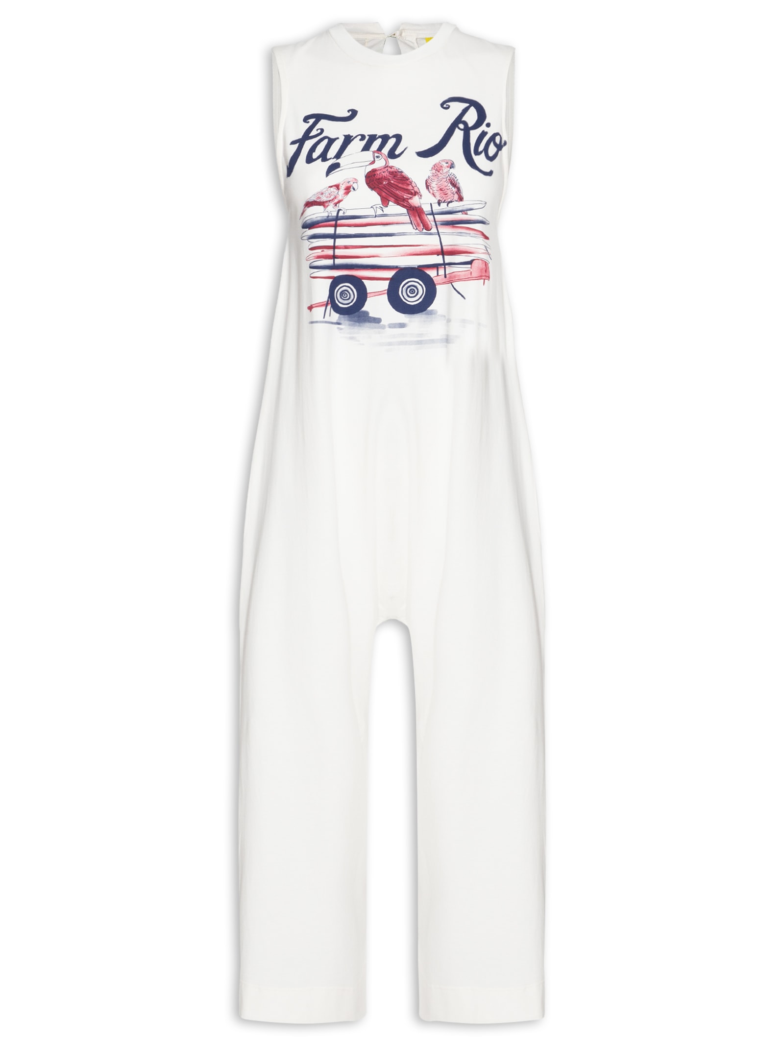 Macacão Feminina Pilha de Pranchas – Branco Farm