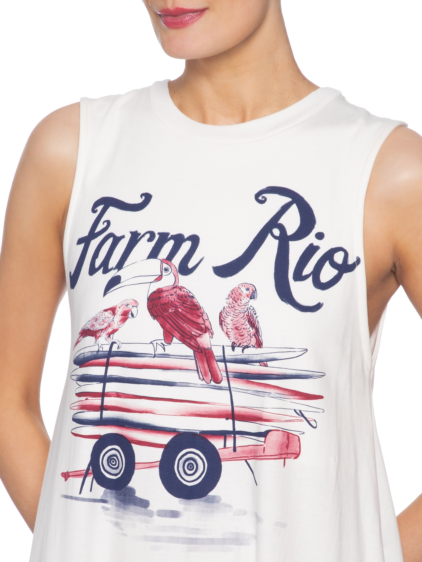 Macacão Feminina Pilha de Pranchas – Branco Farm