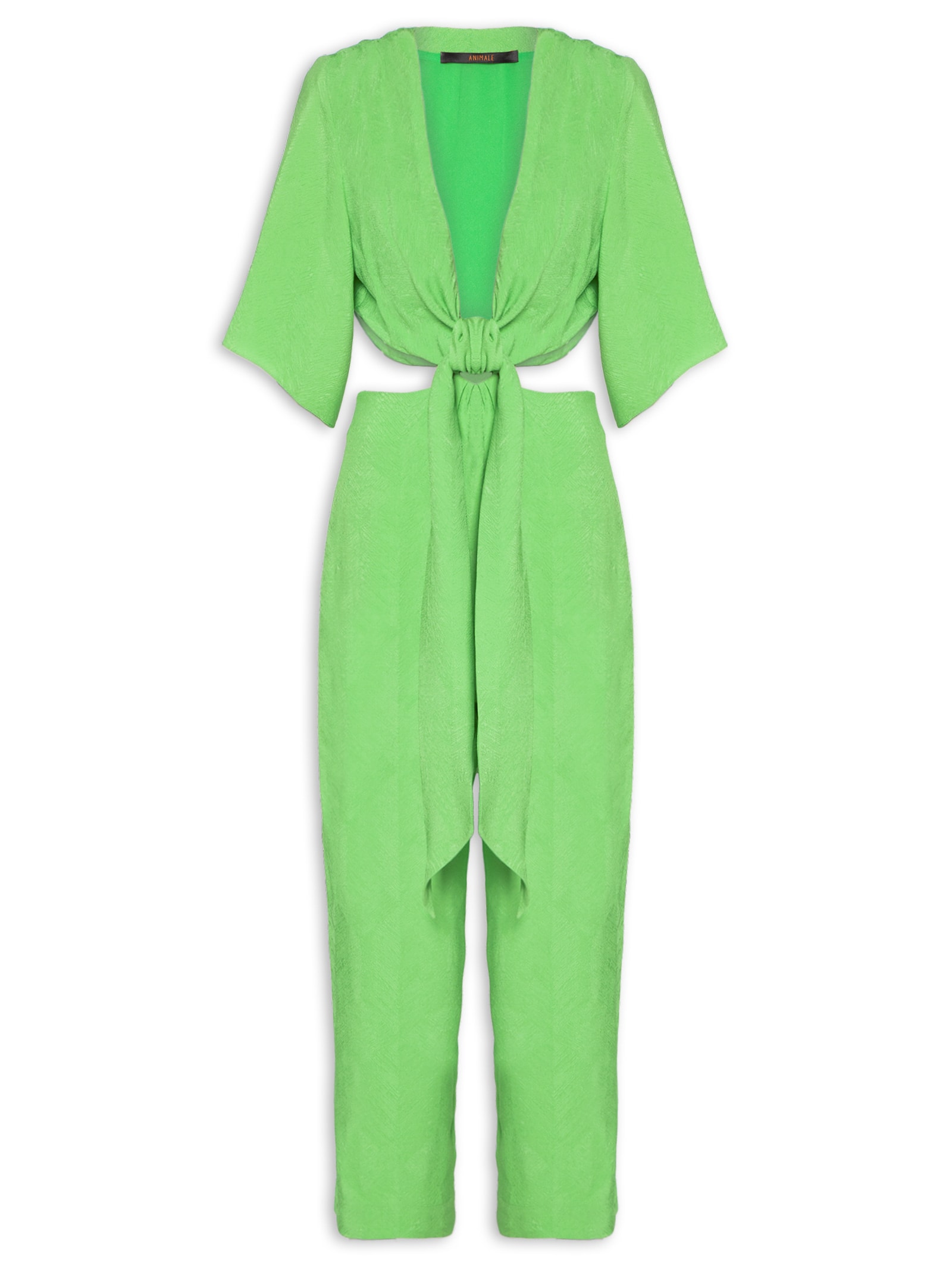 Macacão Feminino Amarração Proa Verde Animale