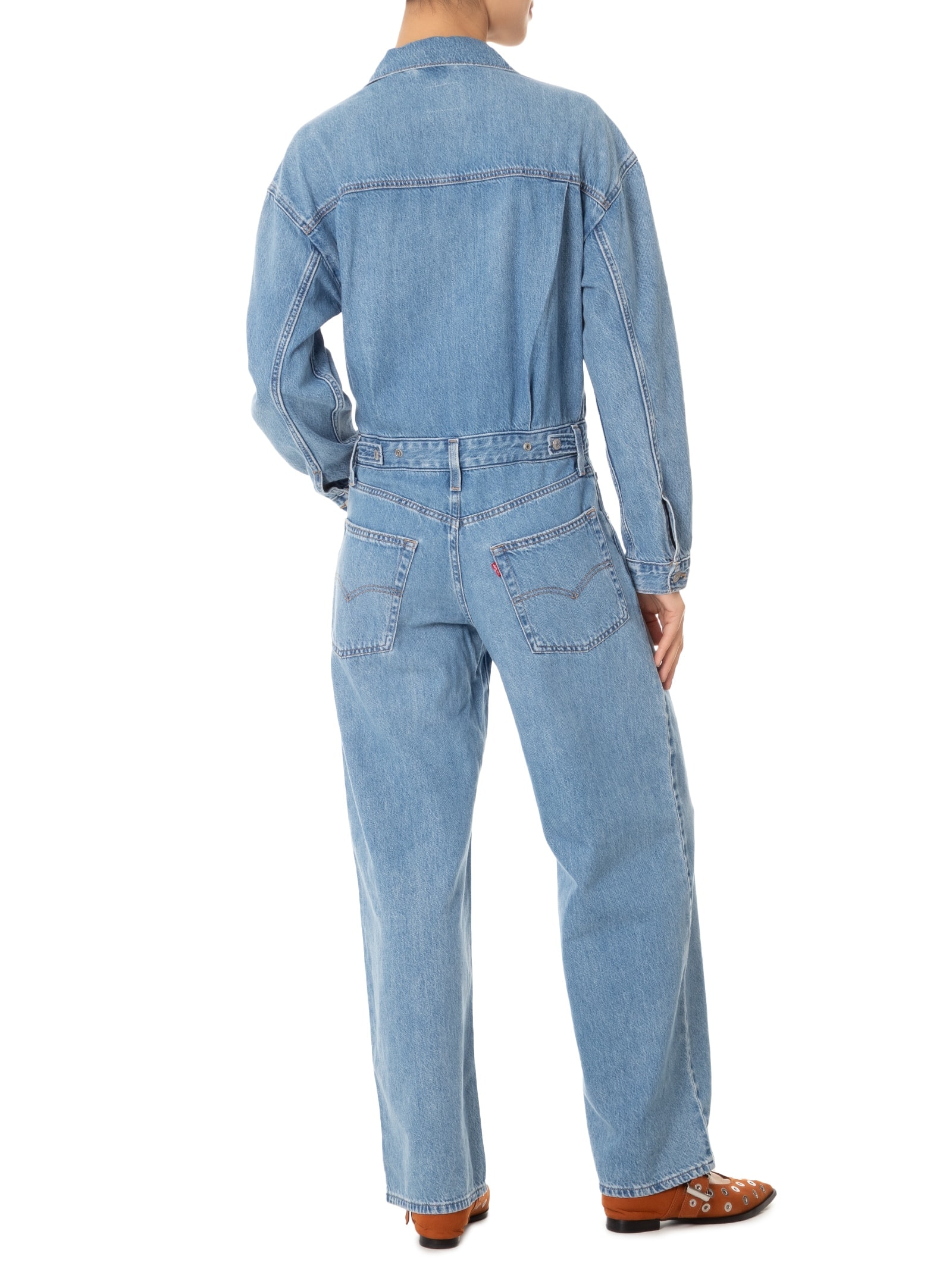 Levi's - Macacão Feminino Baggy Jumpsuit H1'25 - Azul
