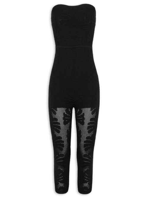 Macacão Feminino Catsuit Marina Tricot – Preto