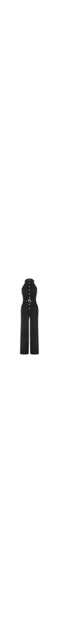 Macacão Feminino Cava Americana - Preto