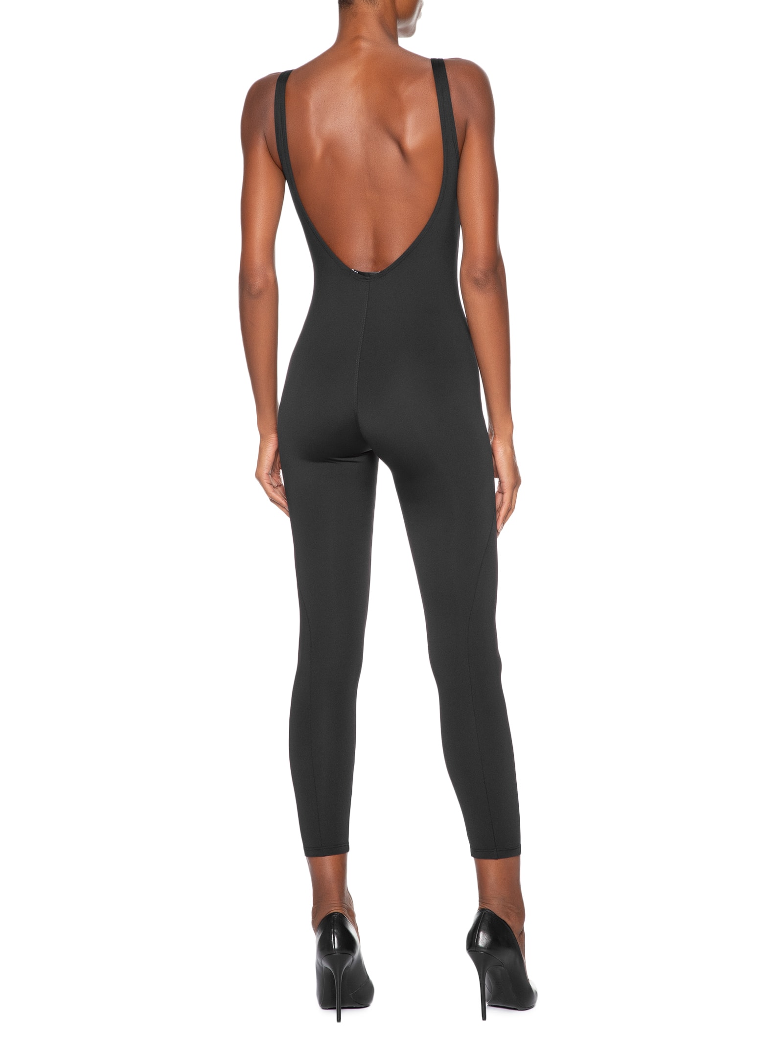 Macacão Feminino Com Decote Costas Profundo Preto '2Essential