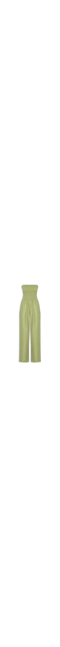 Macacão Feminino Com Lastex - Verde