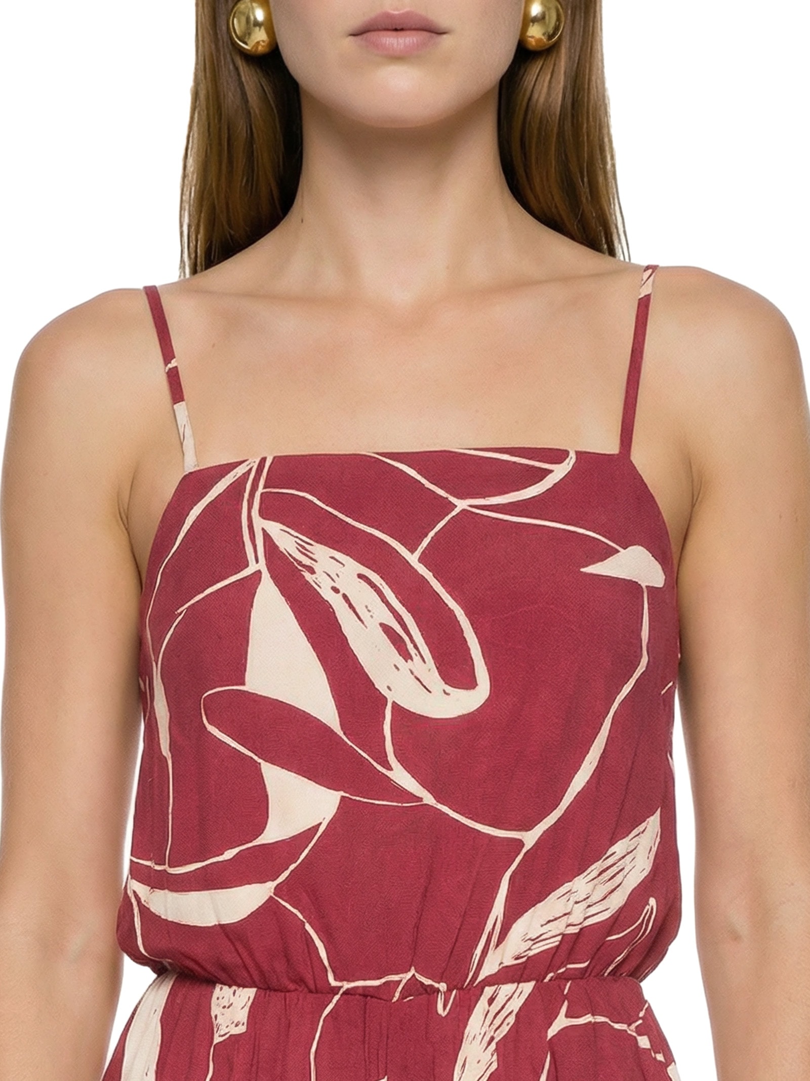 Macacão Feminino Copaíba Vermelho Cantão