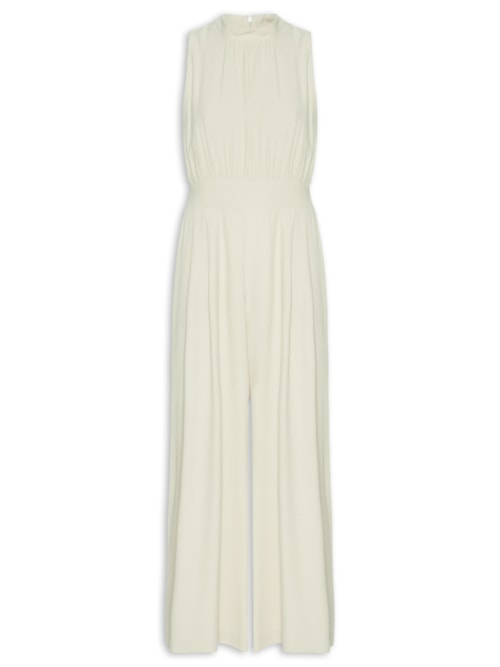 Macacão Feminino Crepe Rambla – Bege