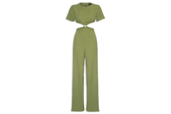 Macacão Feminino Crepe - Verde