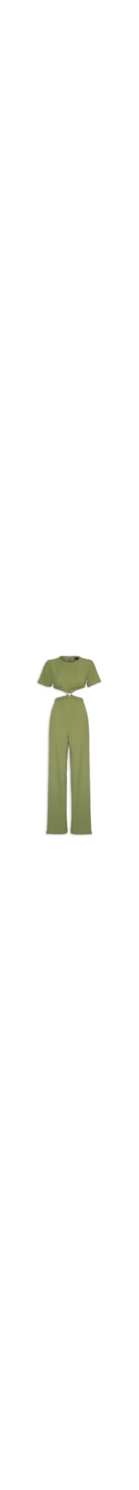 Macacão Feminino Crepe - Verde