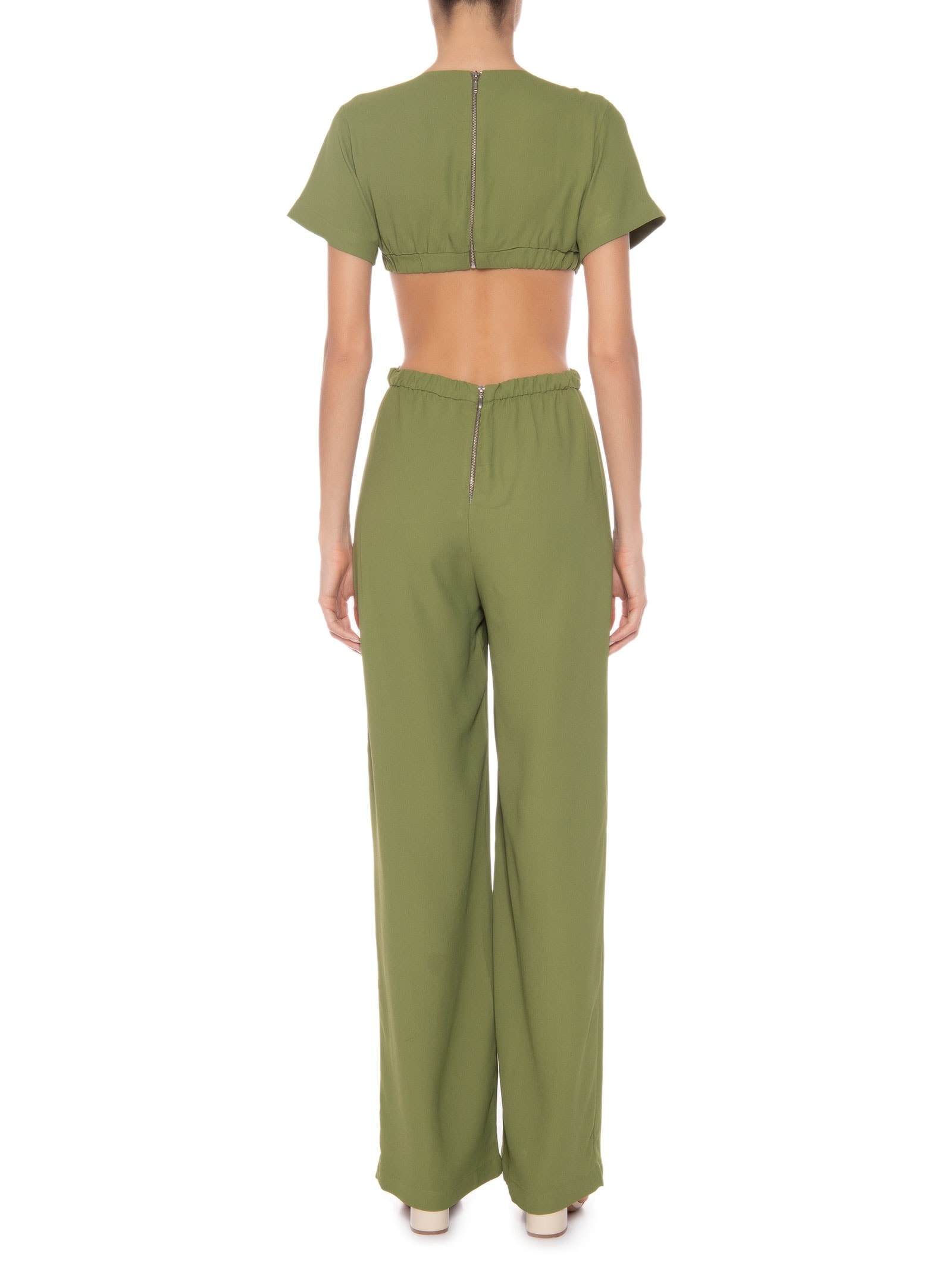 Macacão Feminino Crepe Verde '2Essential