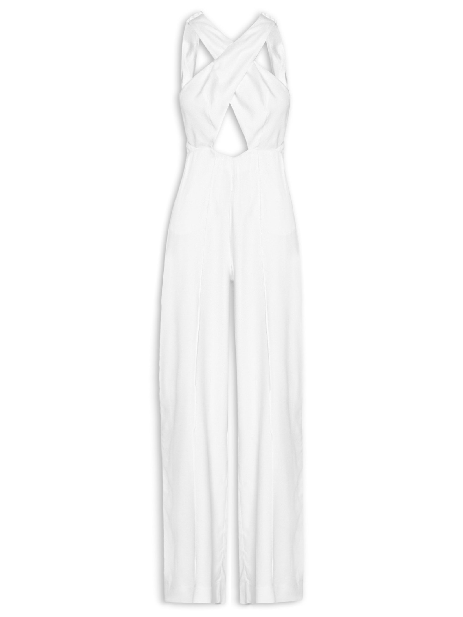 Macacão Feminino Decote Branco Colcci