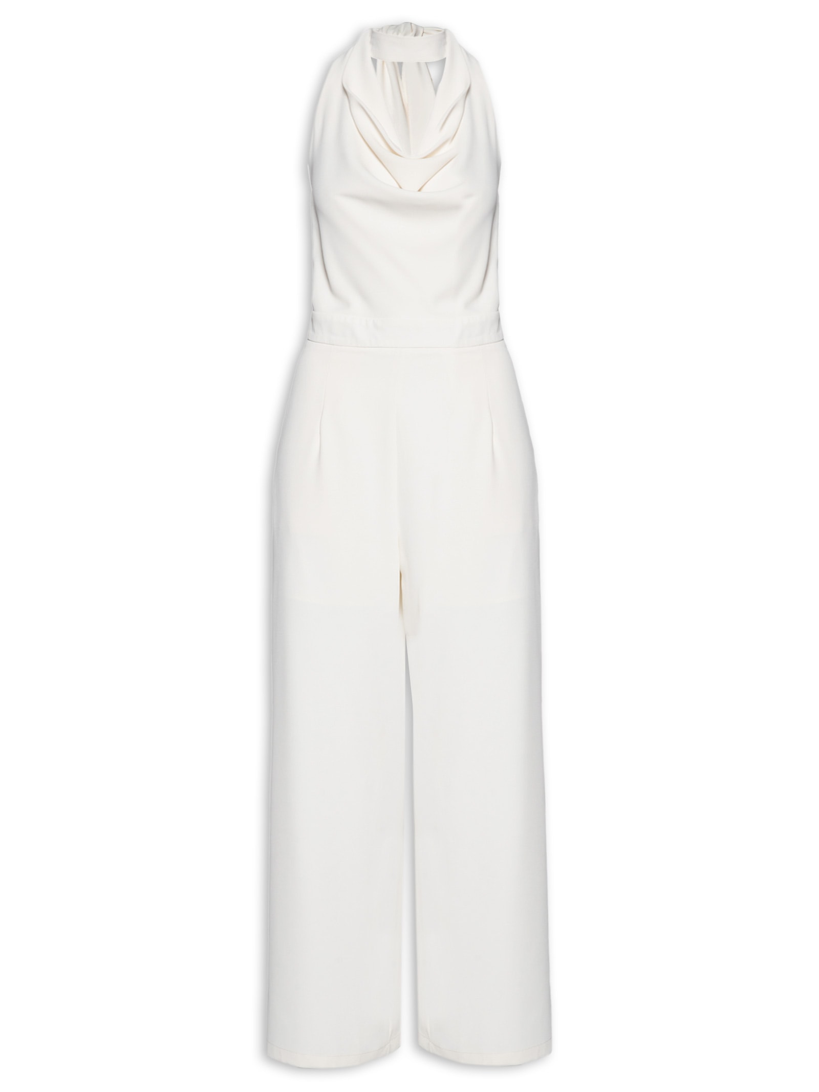 Macacão Feminino Decote Degagê  – Off White '2Essential