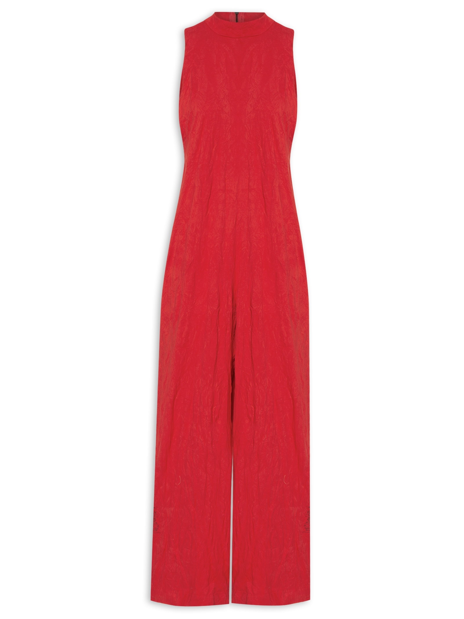 Macacão Feminino Duo Wrinkle Color Vermelho Osklen