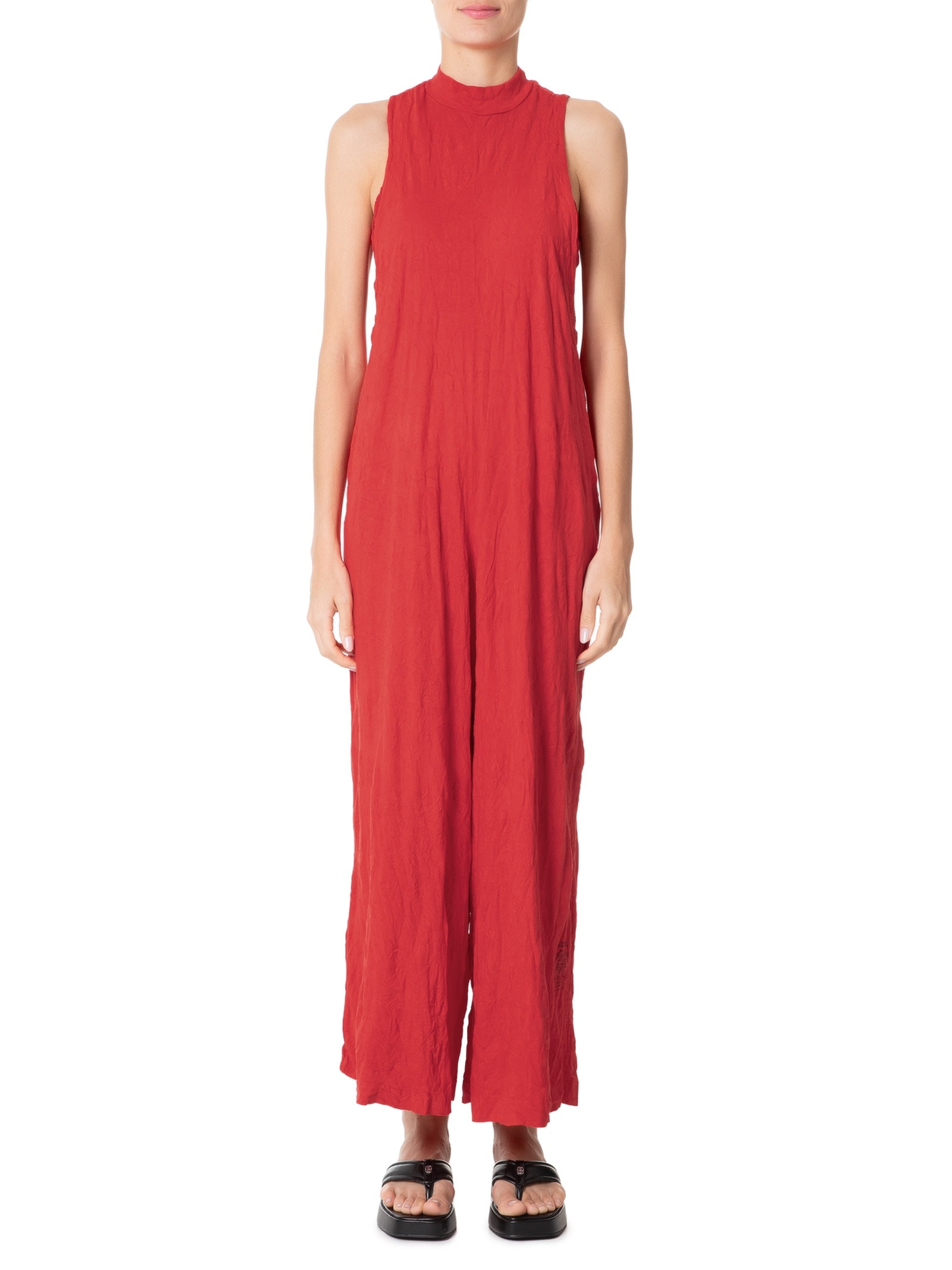 Macacão Feminino Duo Wrinkle Color Vermelho Osklen