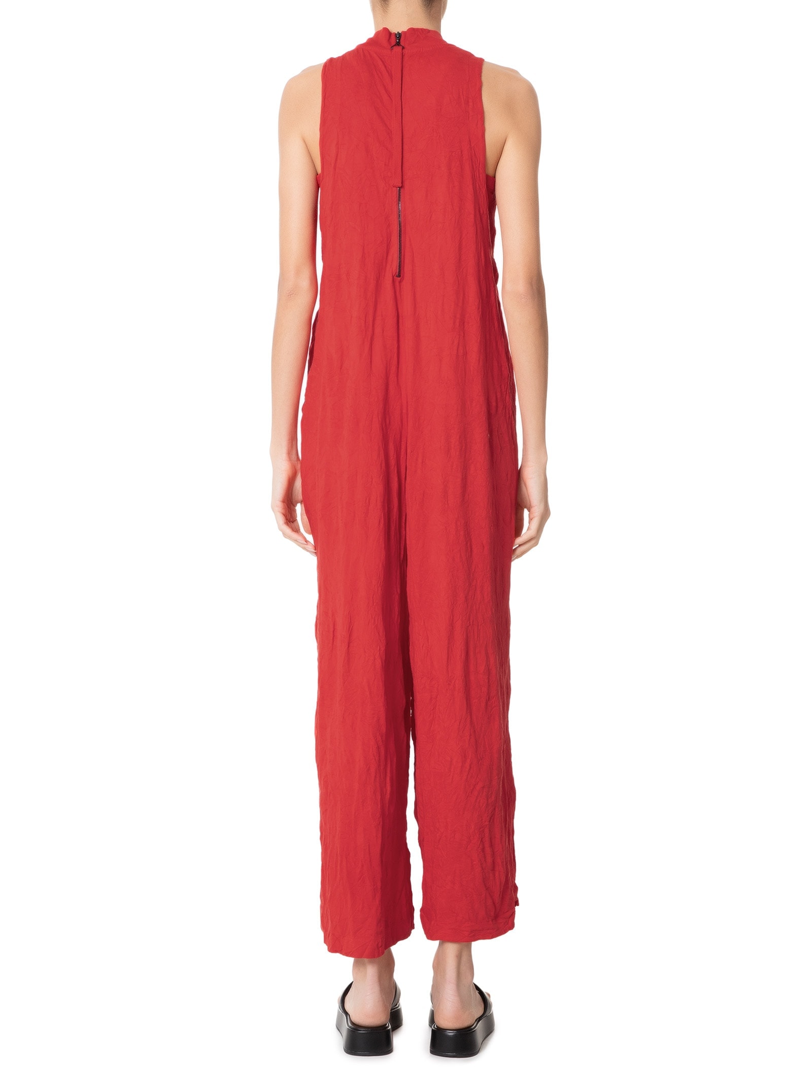 Macacão Feminino Duo Wrinkle Color Vermelho Osklen