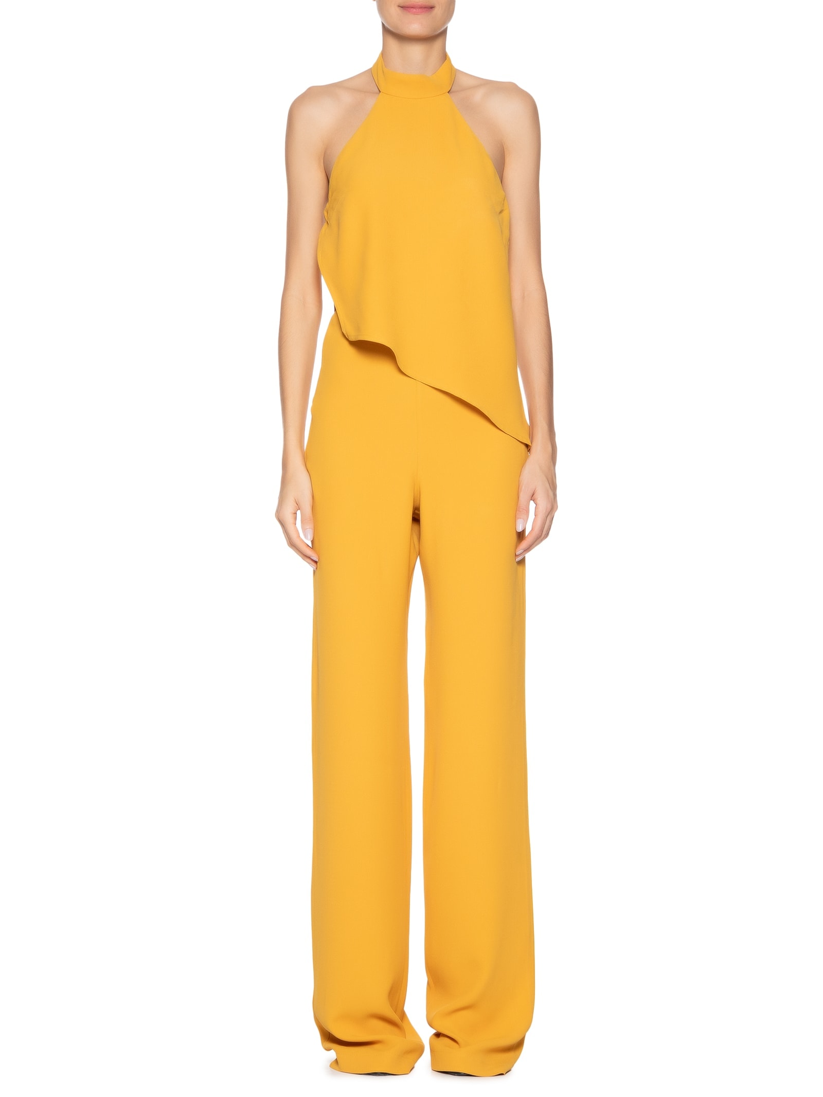 Macacão Feminino Em Crepe Amarelo '2Essential