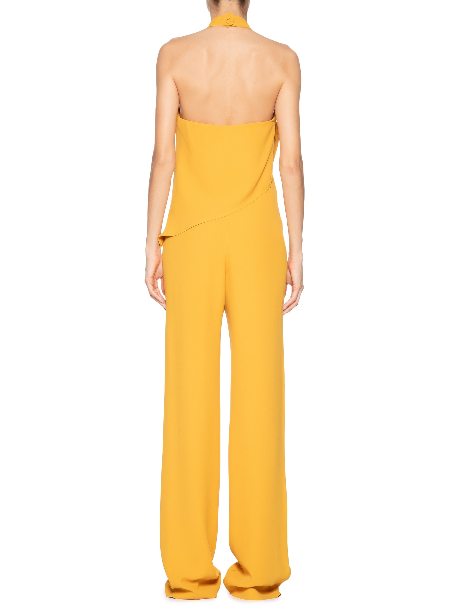 Macacão Feminino Em Crepe Amarelo '2Essential