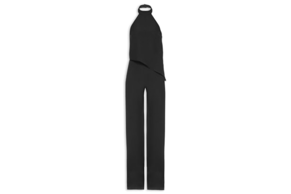 Macacão Feminino Em Crepe - Preto