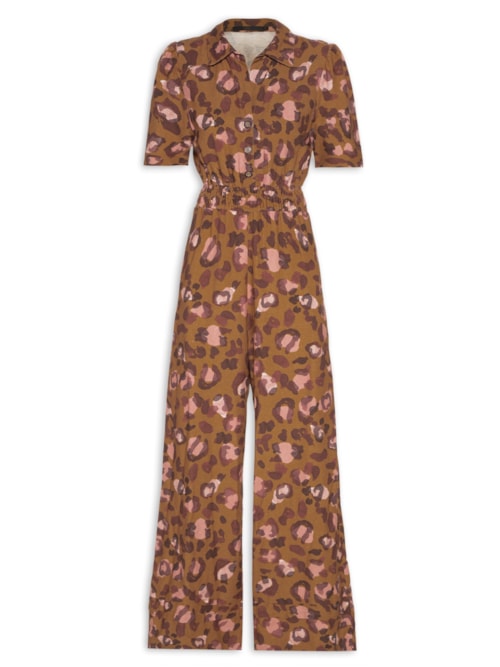 Macacão Feminino Estampa Jaquar – Animal Print