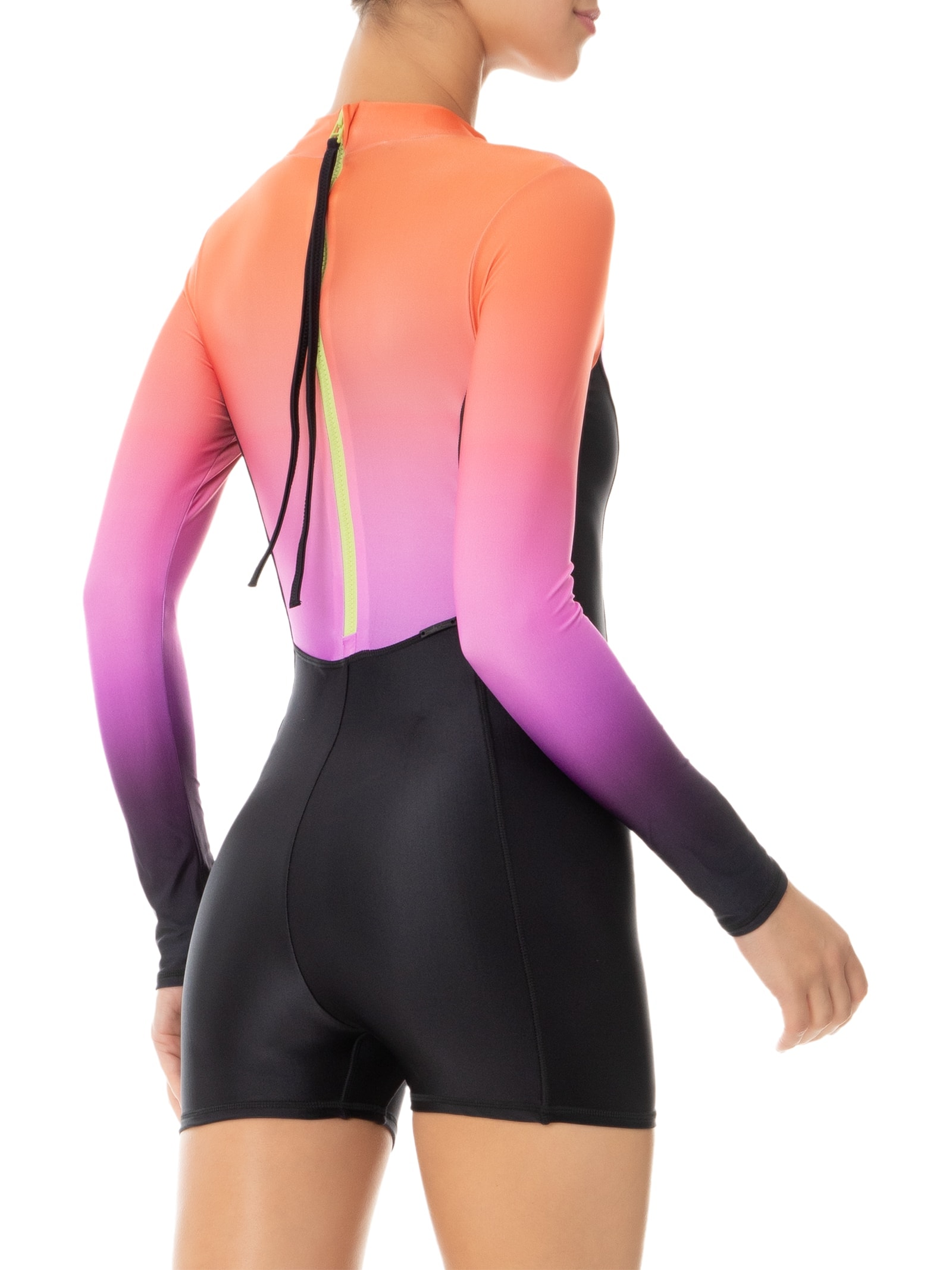 Macacão Feminino Estampado Pano Roxo Body For Sure