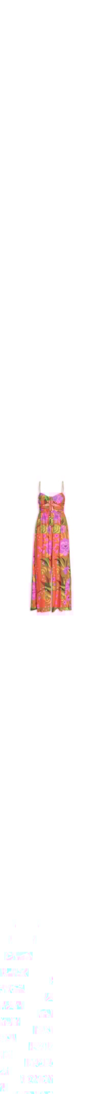 Macacão Feminino Floral Bem Me Quer - Laranja