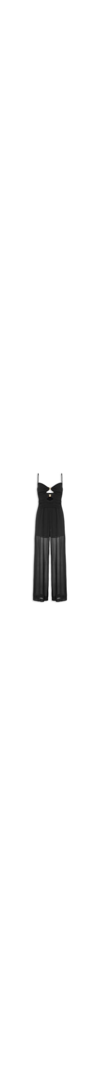Macacão Feminino GGT Busto Metais - Preto