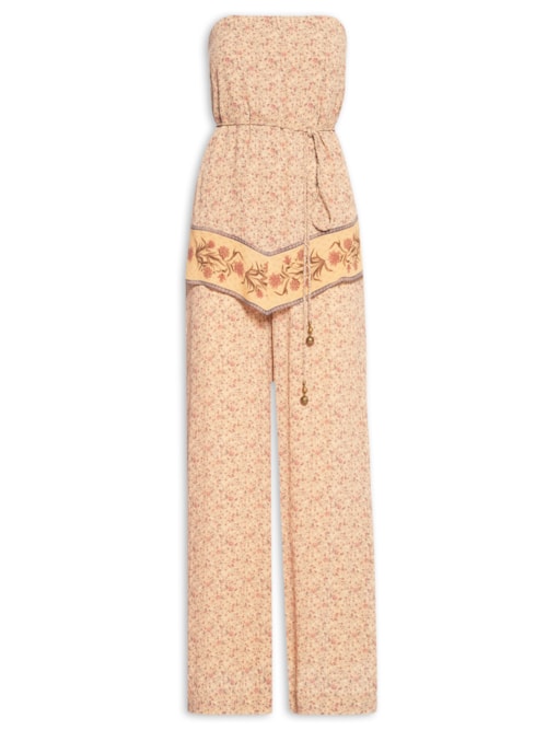 Macacão Feminino Ggt Estampa Mini Azaleia – Marrom