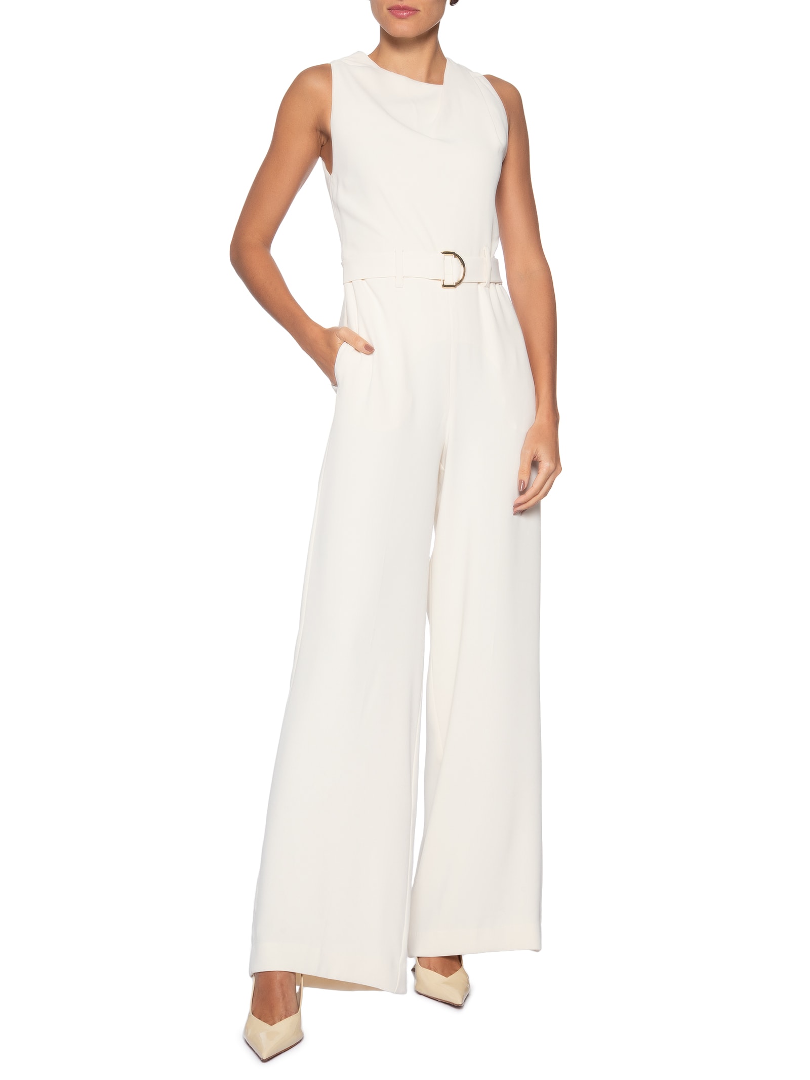 Macacão Feminino Heloisa Branco Le Lis