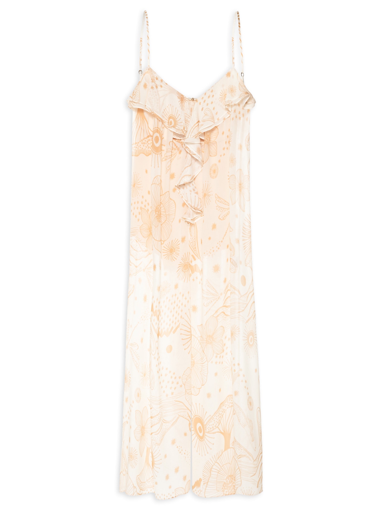 Macacão Feminino Jardim Místico Off White Farm