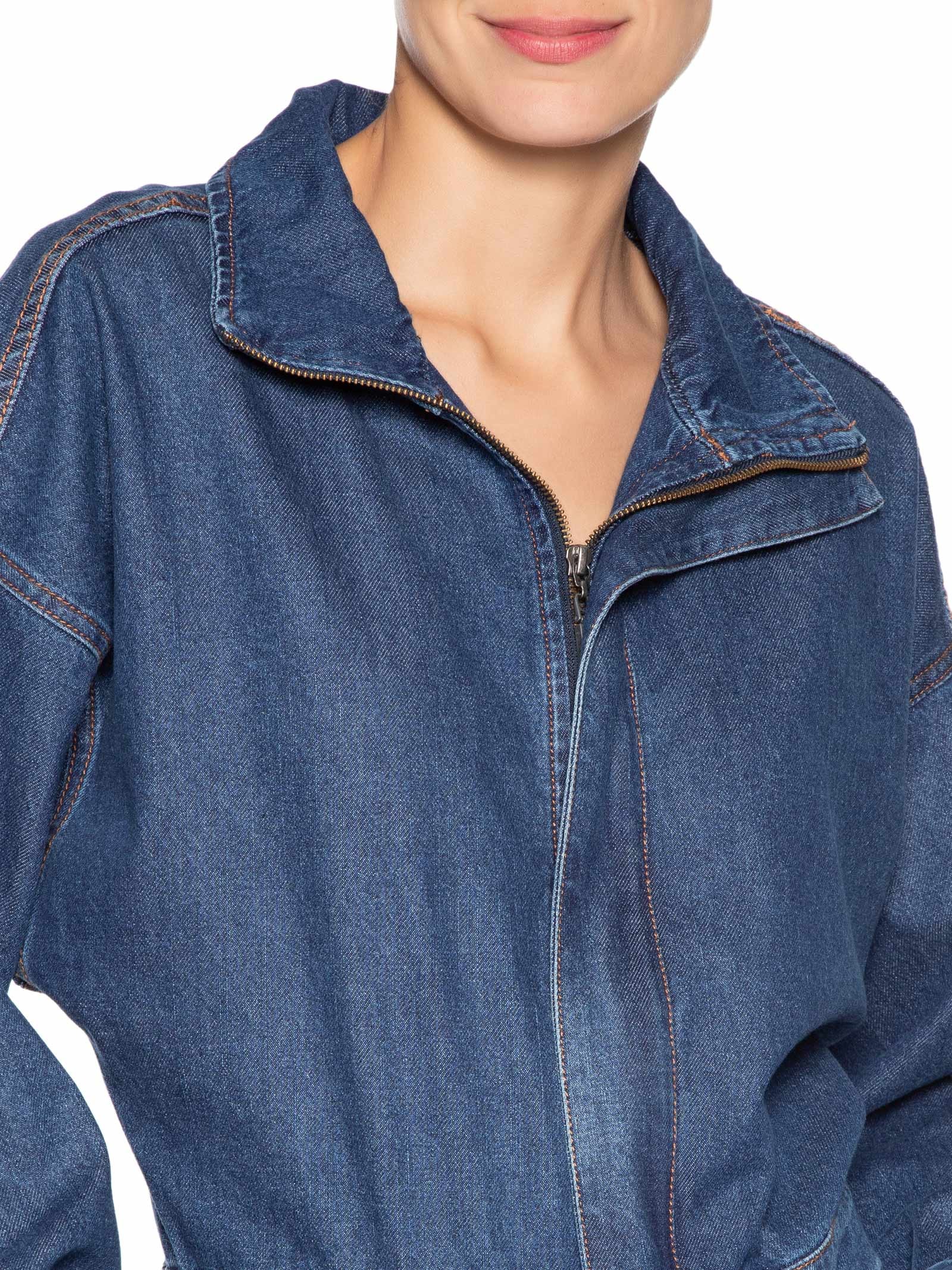 Macacão Feminino Jeans Baggy Azul Animale Jeans
