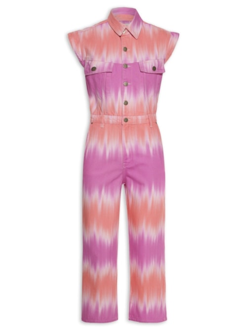 Macacão Feminino Jeans Ibiza – Rosa