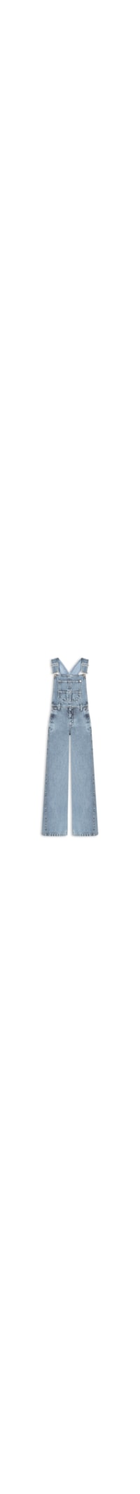 Macacão Feminino Jeans Perna Reta - Azul